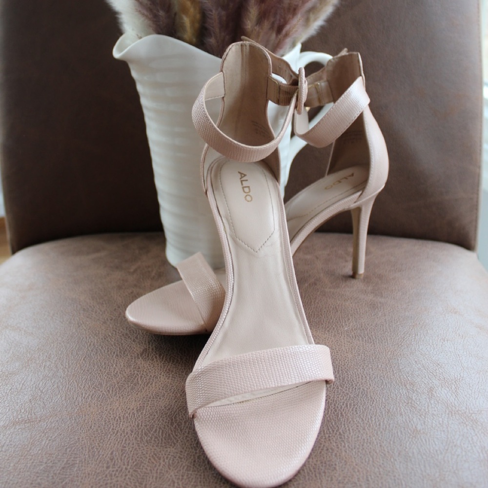Aldo Nude Strappy Heel